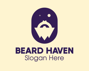 Beard - Star Man Beard logo design