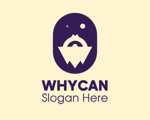 Violet - Star Man Beard logo design