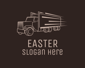 Cargo Truck Freight Logo