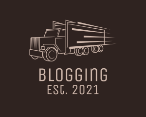 Trailer - Cargo Truck Freight logo design