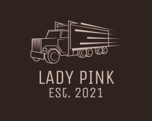 Forwarding - Cargo Truck Freight logo design