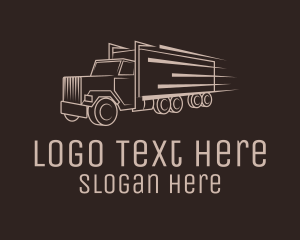 Cargo Truck Freight Logo