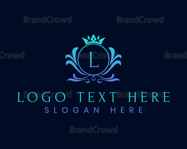 Luxury Crest Crown Logo
