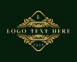 Vintage - Elegant Luxury Ornament logo design