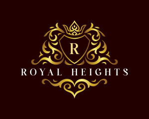 Royal Crown Ornament logo design