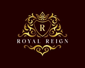 Royal Crown Ornament logo design