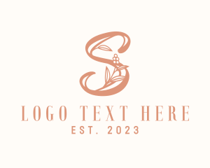 Florist - Event Stylist Letter S logo design