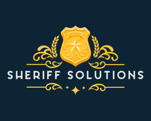 Sheriff - Security Police Badge logo design