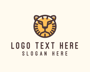 Tiger Head - Wild Tiger Safari logo design