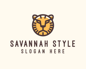Savannah - Wild Tiger Safari logo design
