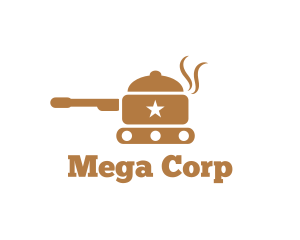 Army Tank Pot logo design