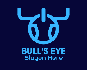 Blue Bull Power Switch logo design