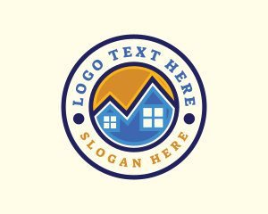 Construction - Roof House Realty logo design