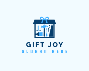 Carpentry Toolbox Gift logo design