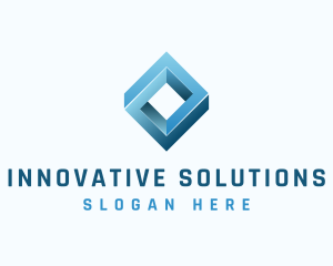 Innovation - Tech Loop Innovation Cube logo design