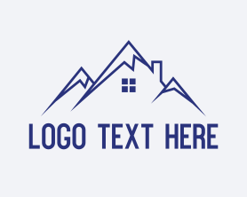 Architecture - Summit House Line Art logo design