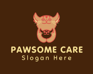 Vet - Cat Kitten Vet logo design