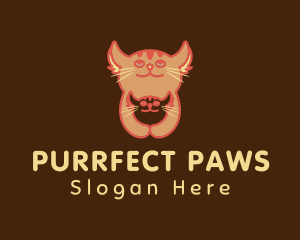 Kitten - Cat Kitten Vet logo design