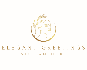 Elegant Natural Lady logo design