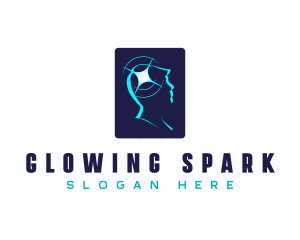 Mental Health Spark logo design