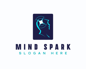 Mental Health Spark logo design