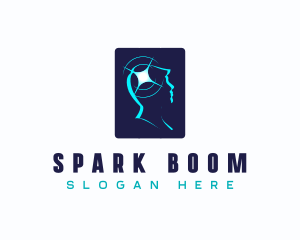 Mental Health Spark logo design