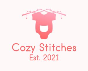 Baby Clothes Crochet logo design
