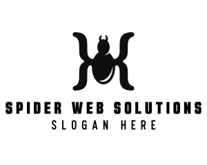 Spider Software Bracket logo design