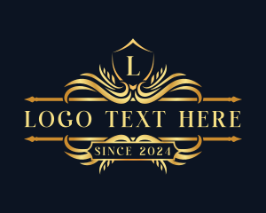 Luxe - Elegant Ornamental Crest logo design