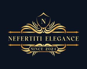 Elegant Ornamental Crest logo design