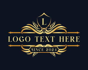 Heraldry - Elegant Ornamental Crest logo design