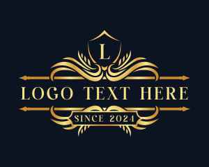 Elegant Ornamental Crest Logo