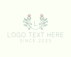 Seashell - Leaf Floral Plant Seashell logo design