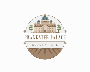 Church Palace Architecture Landmark logo design