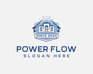 Power Washer Sanitation logo design