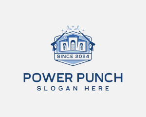 Power Washer Sanitation logo design