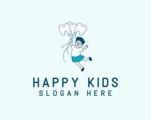 Pediatric Tooth Kid logo design