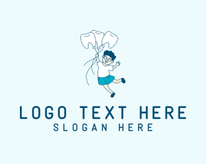 Hygiene - Pediatric Tooth Balloon logo design