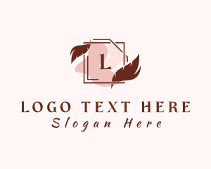 Event Planner - Feather Beauty Salon logo design