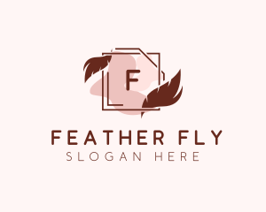 Feather Beauty Salon logo design