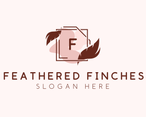 Feather Beauty Salon logo design