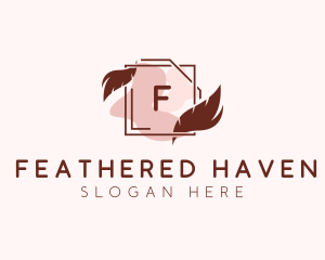 Feather Beauty Salon logo design