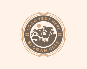 Home Maintenance - Housing Property Roof logo design