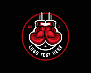 Boxing Sports Gloves Logo