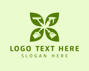 Housekeeping - Green Leaf Housekeeping logo design