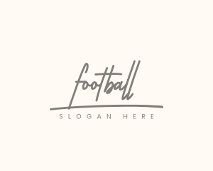 Elegant Cursive Boutique Logo