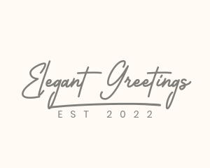 Elegant Cursive Boutique logo design