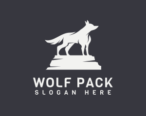 Wolf - Wild Wolf Cliff logo design