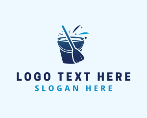 Sanitary - Mop & Bucket Housekeeping logo design