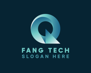 Tech Startup Letter Q logo design